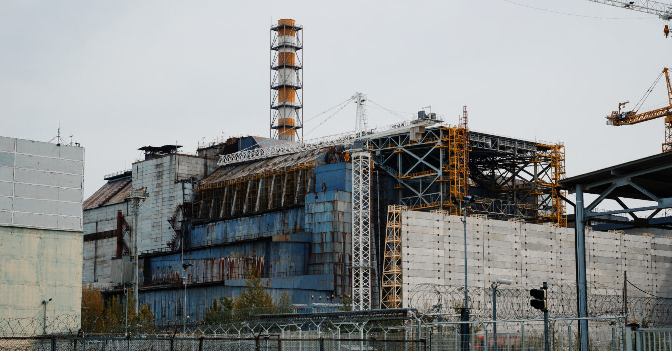 Fourth block of the Chernobyl nuclear power plant in 30 years af